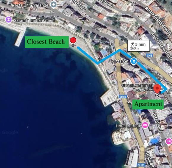 Apartamento Two Worlds Sea View Sarandë